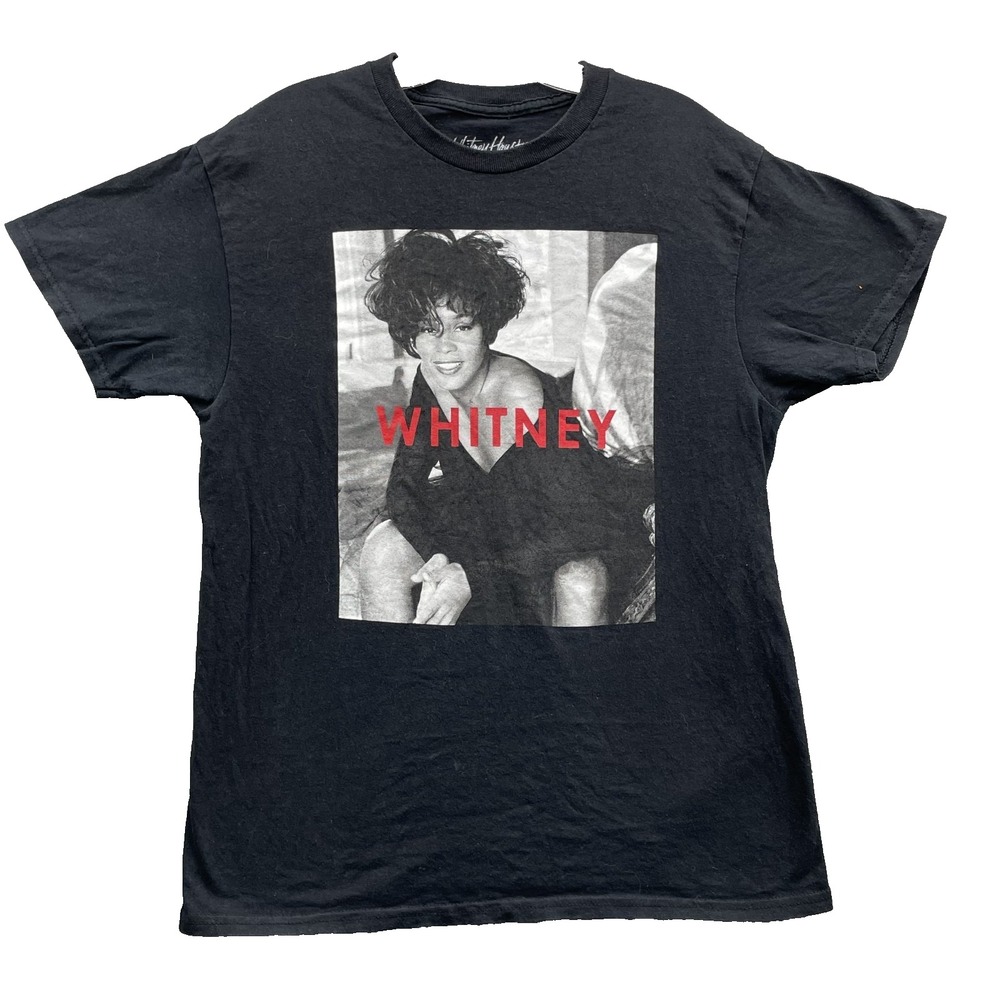 Whitney Houston T-Shirt Medium R&B Pop Band Tee Festival 90's Retro Y2k SKate